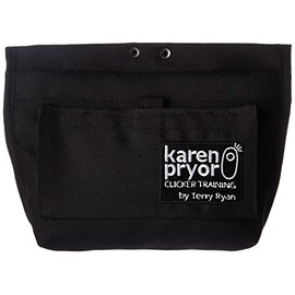 Karen Pryor Clicker Training Limited Edition Terry Ryan Treat Pouch for Pet Training, Black