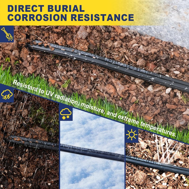 haisstronica 16/2 Low Voltage Landscape Wire 200ft - Copper Direct