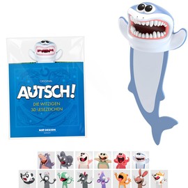 KXT Bookmarks for Children - Funny 3D Cartoon Animals - Funny Gift for Adults too