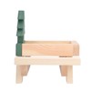 Squirrel Picnic Table Wooden Funny Squirrel Feeder with Corn Cob