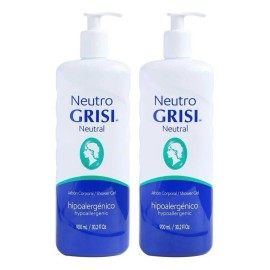 Jabón Corporal Hipoalergenico Grisi Neutro 2 Pzas De 900 Ml