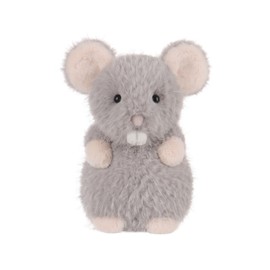 Apricot Lamb Grey Rat Mouse Plushies Stuffed Animals for Kids, Soft Cute Plush Toys for Baby Girl and Boy, Fluffy Grey Rat Grey 6 Inches