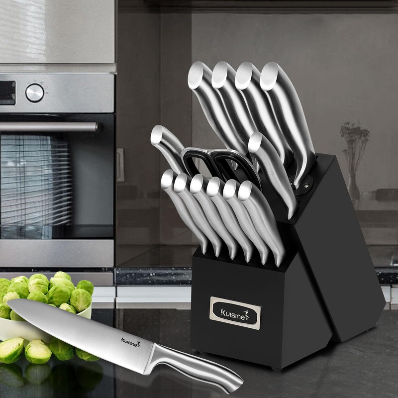 Kuisine Premium Knife Set,One Piece Molding High Carbon Stainless Steel