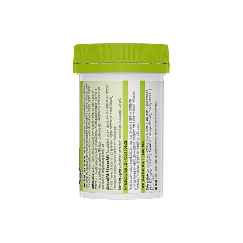 Swisse Ultiboost Liver Detox 60 Tablets