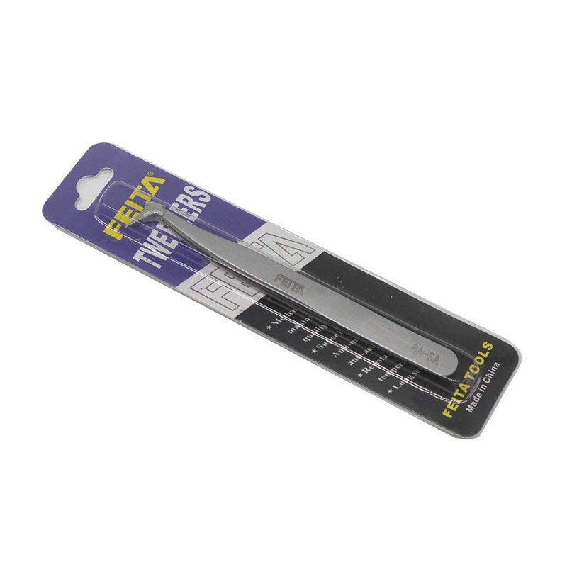 Volume Eyelash Extension Tweezer - FEITA Professional Angled Curved Pointed