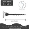 Set of 10 Ground Screws with Wrench – Compatible with