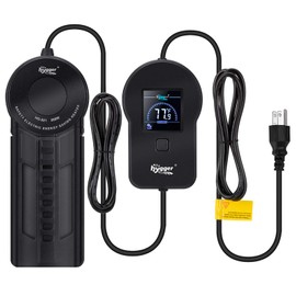 hygger 500W Aquarium Heater, Submersible Fish Tank Water Heater with External Color LED Digital Temperature Controller, Fast Heating for 60~120 Gallon