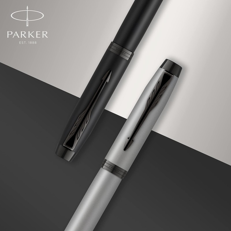 PARKER IM Rollerball Pen Matte Black with Black Trims Fine