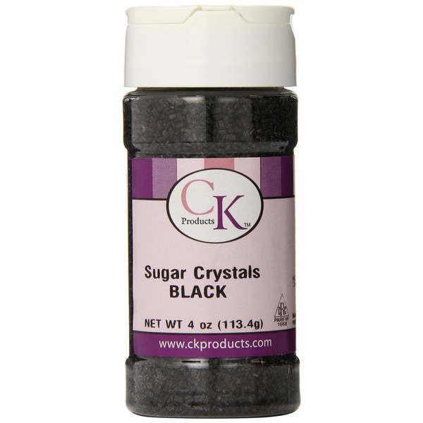 CK Products 4 Ounce Black Crystal Sugar