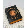 Keyman Thema Design Studio Vintage Sun & Moon Leather Journal