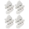 4 Set Pontoon Boat Gate Latch Kit ABS Square Frame