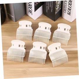 LALAFINA 12pcs High Temperature Fixing Hair Clips for Perm and Dye Durable Hair Accessories for Salon Use Lightweight and Safe