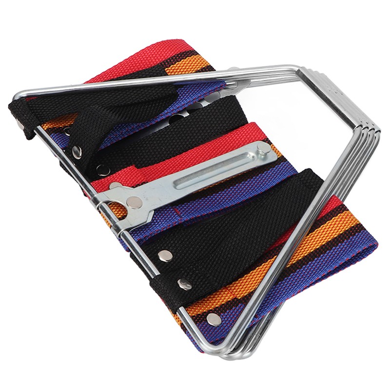 Pedicure Foldable Stool 4 Gears Adjustable Oxford Fabric Folding Stool