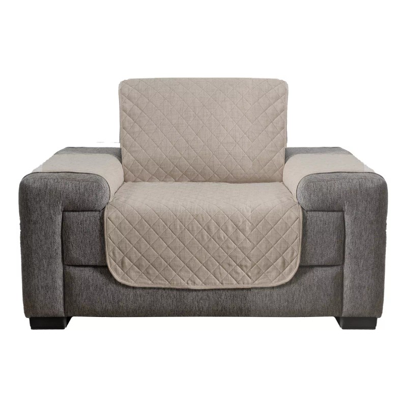 Vianney Juego De 3 Cubresillones Beige Vianney Doble Vista