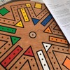 Wooden Board Game Flying Chess Peg Board Game Family Game