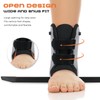 Inflatable Ankle Brace with Dual Airbag Support, Adjustable Compression Elastic