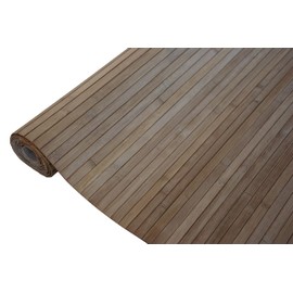 amaZulu Inc. Bamboo Wall Panel 4ft x 8ft – Home Décor for Living Room, TV Wall Covering, Wainscot for Bedroom, Decorative Ceiling Treatment (4ft x 8ft, Caramel)