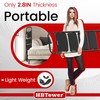 HBTower 4 Step Ladder, Step Stool Foldable with Wide Anti-Slip