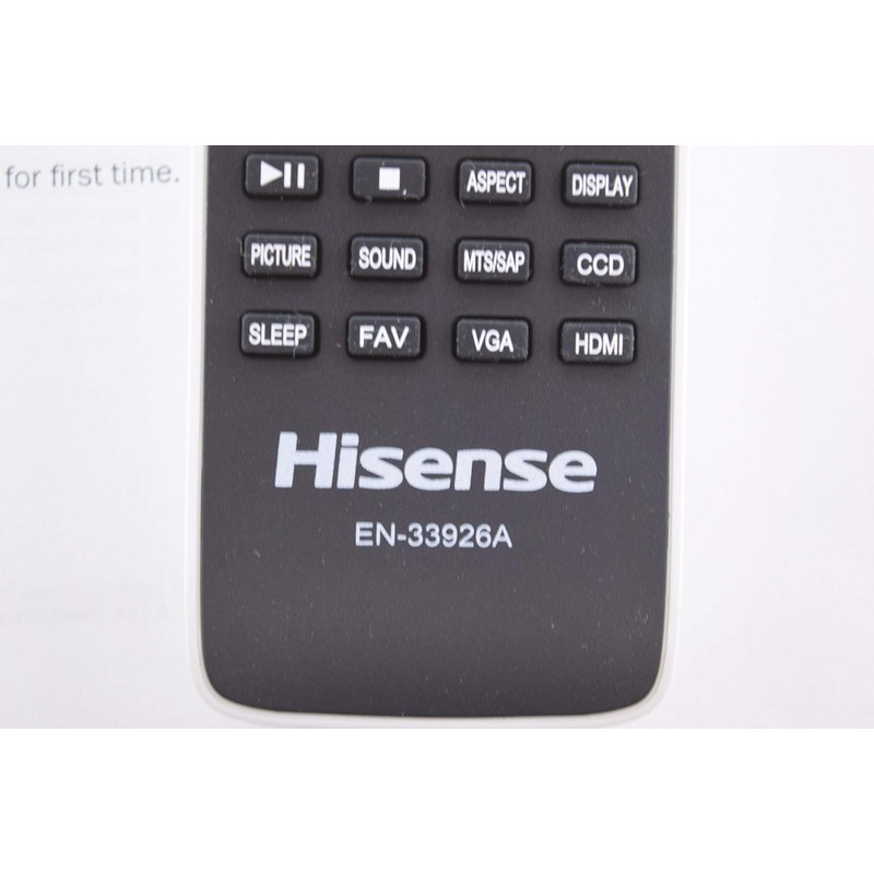 OEM Remote - Hisense EN-33926A for Select Hisense/Sharp TVs (Renewed)