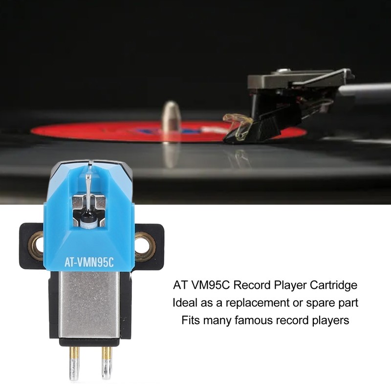 AT VM95C Phonograph Cartridge Dual Moving Magnet Replacement Turntable Cartridge
