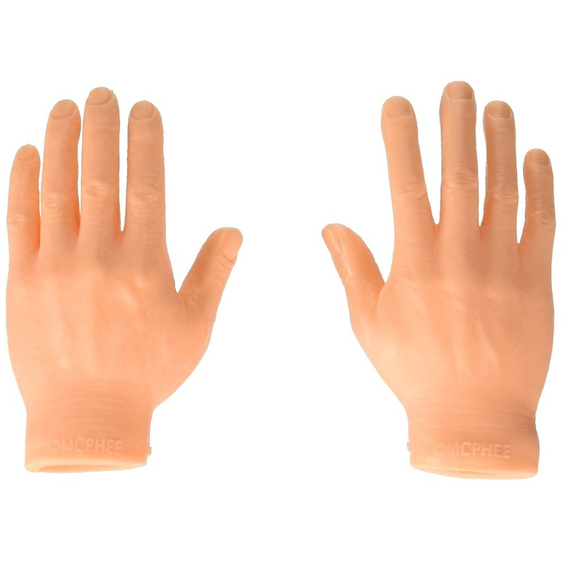 Set of Five Rubber Finger Hands Mini Puppets by Accoutrements