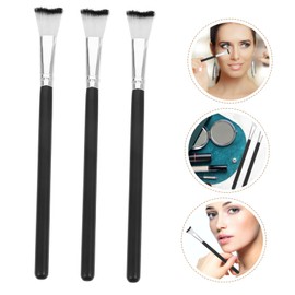 Baluue 3pcs Nose Contour Brush Soft Bristle Highlighter Brush for Women Versatile Makeup Tools for Nose Shading Highlighting Elegant Design for Makeup Table