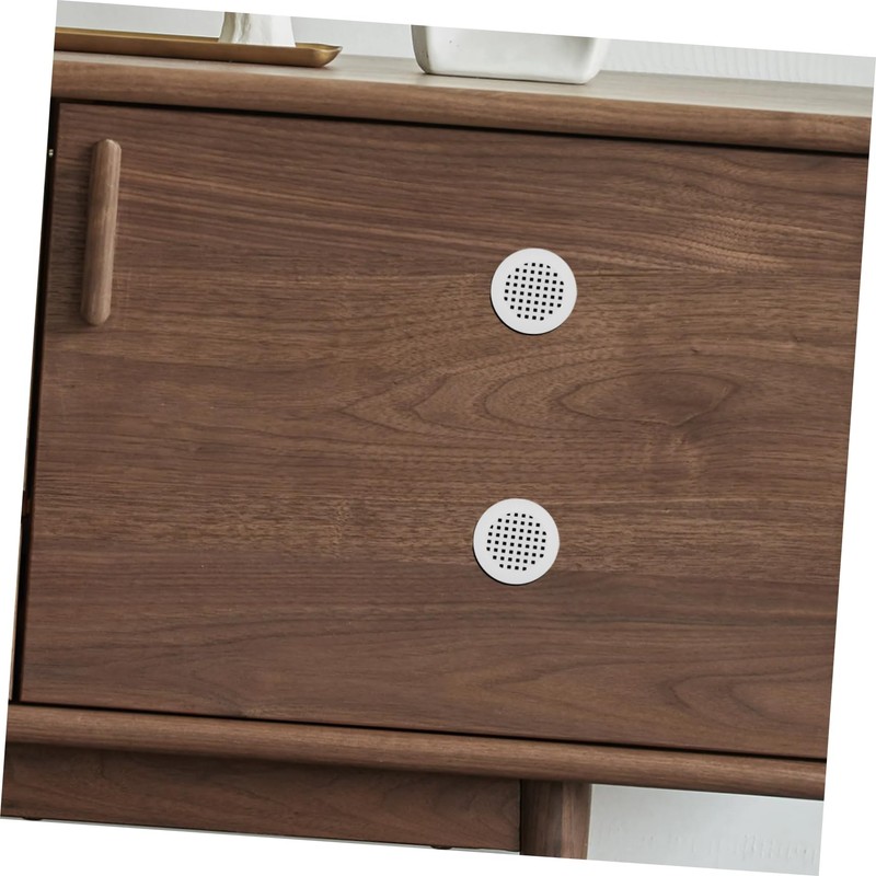 SEWACC 20pcs Round Air Vent Holes for Cabinets Durable Vent