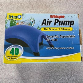 Tétra Tetra Whisper Air Pump 40 Gallon Aquarium Fish Tank Water Quiet Powerful - NEW