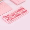 Cute Cat 2.4G USB Wireless Keyboard and Mouse Combo, Silent