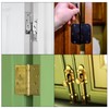 sourcing map 4pcs 4 Inch Door Hinge Pins, Removable Brushed