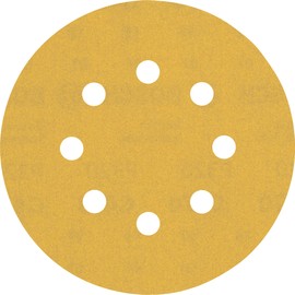 Bosch 5 x Expert C470 Sandpaper with 8 Holes (for Paint on Wood, Diameter 125 mm, Grit 320, Professional Accessories, Random Orbital Sander, Orbital Sander)