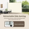 vidaXL Outdoor Privacy Solution - Patio Retractable Side Awning -