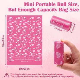 150Pcs Sanitary Napkin Disposal Bags, Luxiv Pink Disposable Sanitary Bag Personal Care Disposal for Tampons Trash Bag, Disposable Mini Bags for Women Privacy Handling Bag Diaper Sack