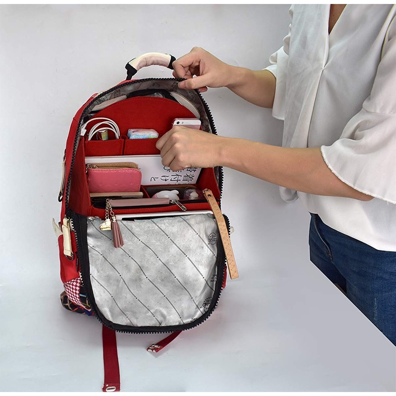 VANCORE Felt Backpack Insert Organizer for Rucksack Handbag Travel Shoulder