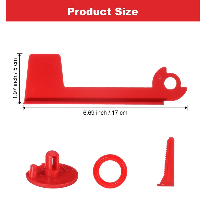 Mail Box Flag Replacement, Red Metal Replacement Mailbox Flag Easy