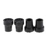 4pcs Anti Slip Black Replacement Rubber Tips 19mm 3/4 inch