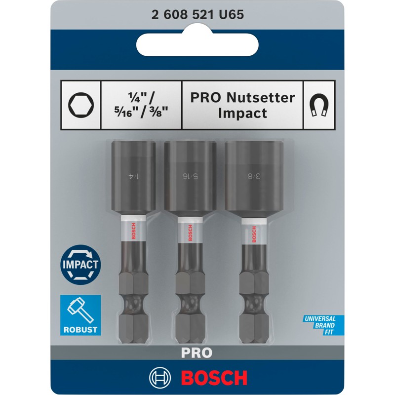 Bosch 3 x PRO Nutsetter Impact (98.4 x 73 mm,
