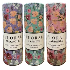 Floral In-Wash Fragrance Booster Bundle, 3 x 200g Scented Laundry Crystals