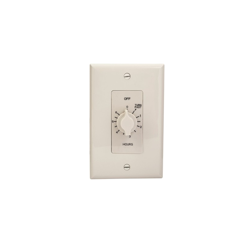 nsi INDUSTRIES TORK A506HW Spring-Wound In-Wall Twist Timer , 6-Hour