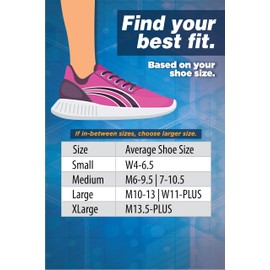 Orthosleeve FS4 Plantar Fasciitis/Orthotic Socks/Heel & Arch Pain/Swelling/Foot Fatigue - M White