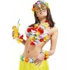 Conjunto De Traje De Danza Hula Hawaiana Amarilla De 8
