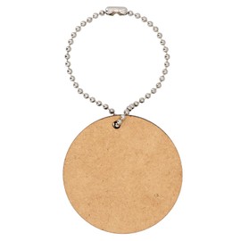 Daio Seisakusho Natural Material Maternity Mark, Key Holder, Made in MDF, Maternity Badge, Comes with Card & OPP Bag, Perfect as a Present, Writing a Message on Back Side, Made in Japan, natural