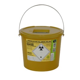 Daniels Sharpguard Sharps Bin 7 Litre - Yellow - 2X Multipack