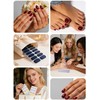 Gel Nail Strips 44Pcs, No UV Light Needed Gel Stickers,
