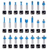 KOWOOD Router Bits Sets of 24A Pieces 1/2 Inch Shank