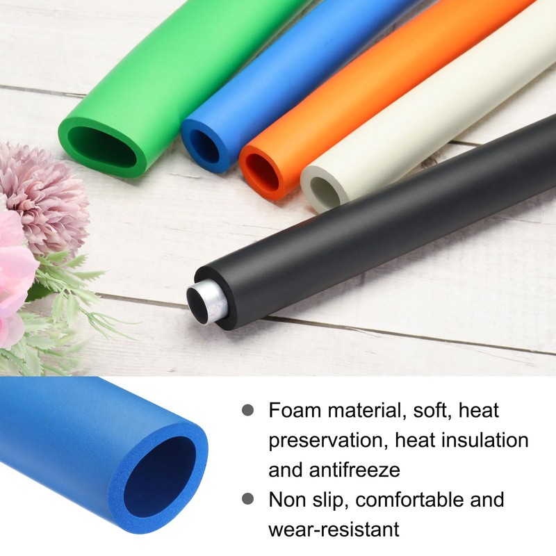 Rebower 25mm ID Pipe Insulation Tubing 5mm Thick Heat Preservation