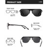 BIRCEN Acetate Polarized Sunglasses for Men: Classic Metal Frame Club