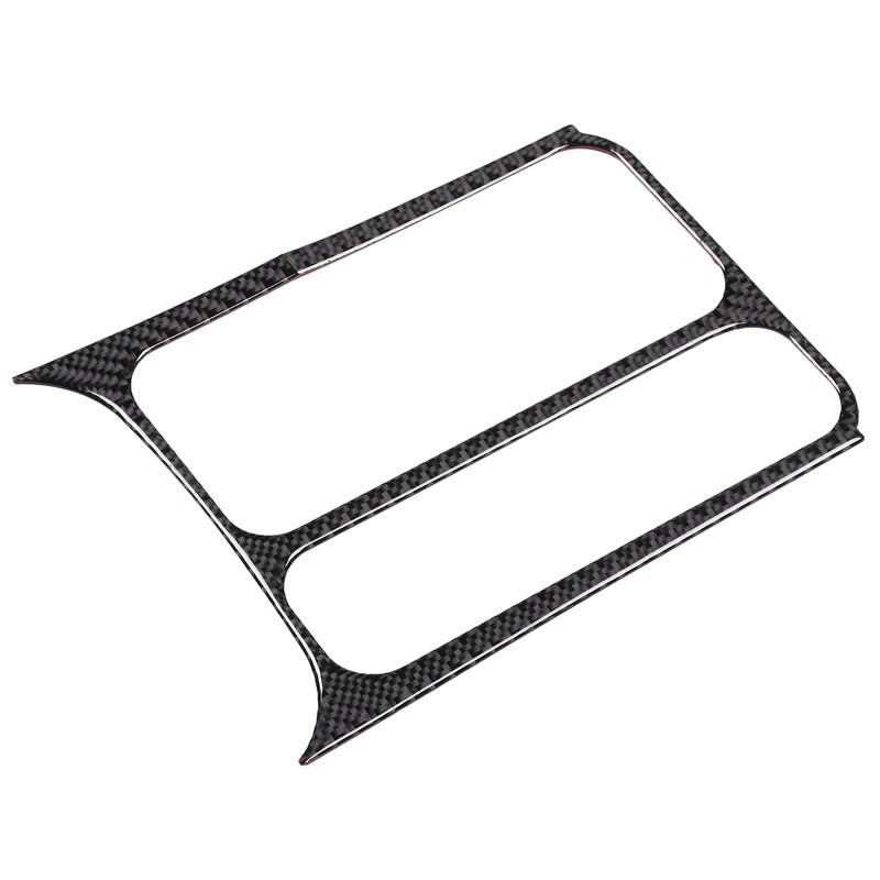 Carbon Fiber Water Cup Holder Panel Cover Front Coffee Bottle