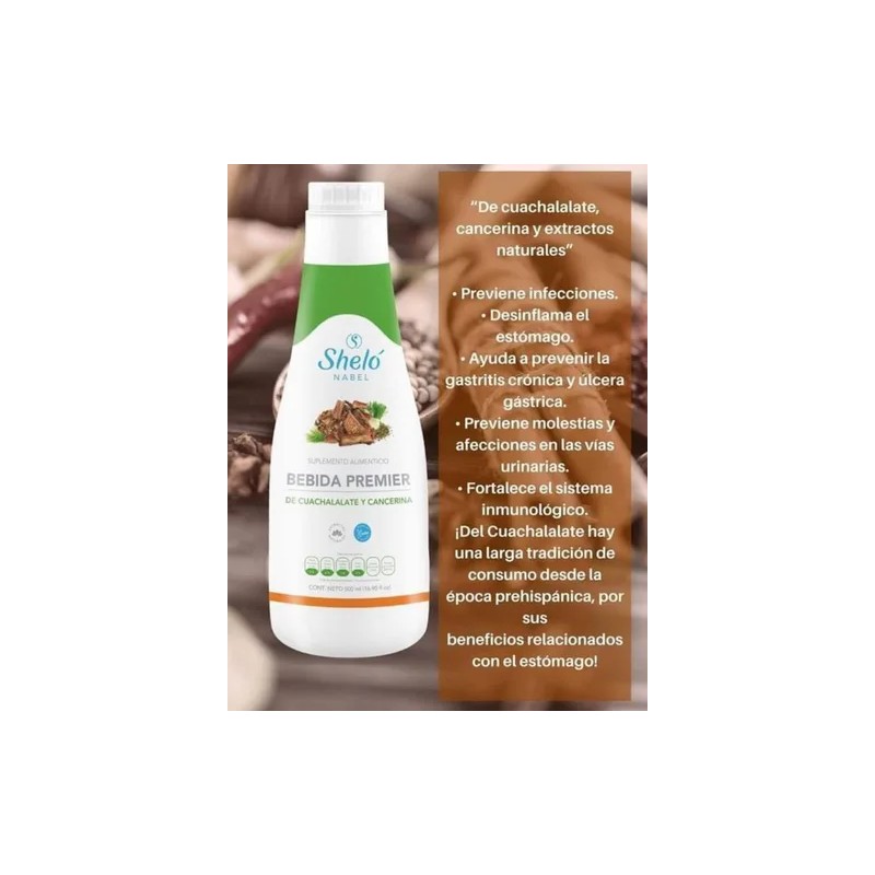 Bebida Premier Cuachalate Y Pulpa De Frutas Shelo Nabel S706