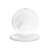 Vikko Dinner Plates, Set of 4 White Alabaster Plates, 11"